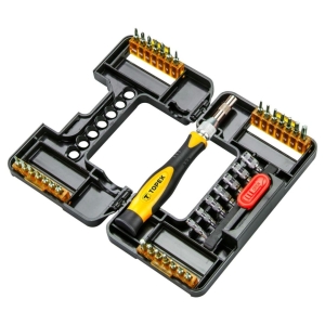 Набор прецизионных сменных наконечников с держателем 37 шт Topex 39D343