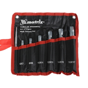 Набор ключей трубчатых торцевых 7 шт MATRIX