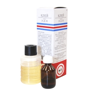 Клей универсальный эпоксидный ЭДП прозрачный (140 г)