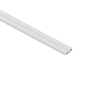 Уплотнитель резиновый D-профиль 9х6 мм белый (пара)