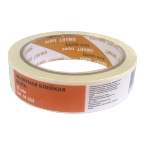 Лента малярная (крепп) SMART tapes белая, 25 мм (30 м)