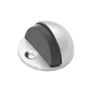 Ограничитель дверной напольный (хром) H=24 мм