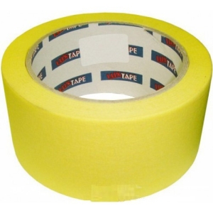 Лента малярная (крепп) LUXTAPE желтая, 25 мм (50 м)