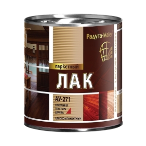 Лак паркетный алкидно-уретановый ТЛКЗ РАДУГАМАЛЕР глянцевый 0.9 л