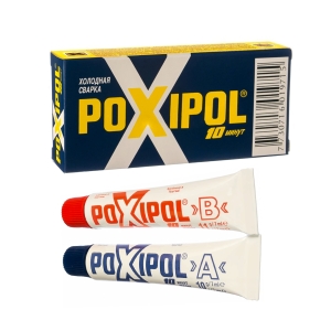 Клей холодная сварка для металла Poxipol серый (14 мл)