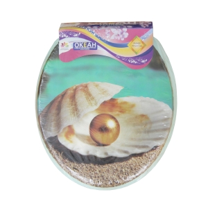 Сиденье для унитаза мягкое Zalel фотопринт (в ассортименте)