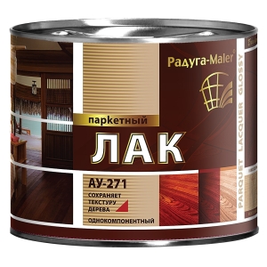 Лак паркетный алкидно-уретановый ТЛКЗ РАДУГАМАЛЕР матовый 2.7 л