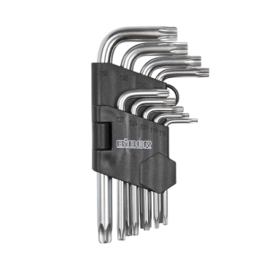 Набор ключей имбусовых TORX 9 шт CrV (1.5-10 мм) BIBER