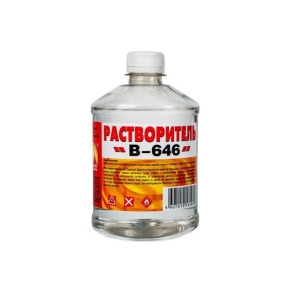 Растворитель 646 Вершина 0.5 л/0.4 кг