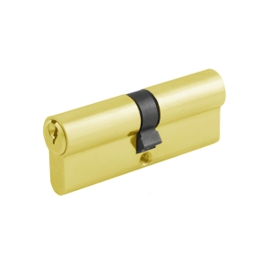 Цилиндр (личина) ключ/ключ ЦАМ (золото/латунь) 80 мм