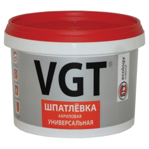 Шпатлевка универсальная для наружных и внутренних работ VGT 7.5 кг