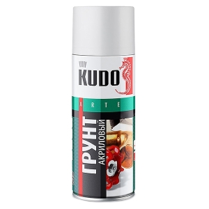 Грунт-аэрозоль универсальный KUDO акриловый белый 520 мл