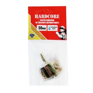 Коронка (сверло) алмазная по кафелю и керамограниту 50 мм Hardcore