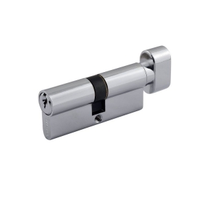 Цилиндр (личина) ключ/вертушка ЦАМ (хром) 70 мм