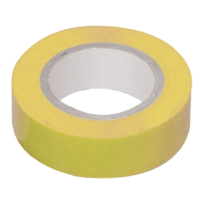 Изолента ПВХ IEK желтая, 15 мм (20 м)