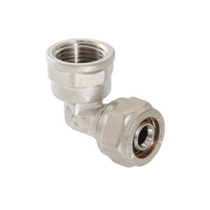 Угольник обжимной с переходом на вн. р. 20х1/2" Valtec