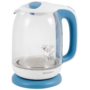 Чайник электрический Energy E-281 1.7 л стекло, пластик (голубой)