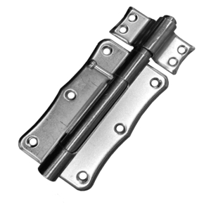 Задвижка накладная (фигурная) ЗТ2-100 круглый ригель, цинк Металлист