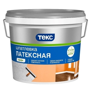 Шпатлевка для стен и потолков латексная ТЕКС Профи 8 кг