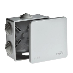 Коробка распределительная (распаячная) ОП 85х85х40 мм серая RuVinil 67040