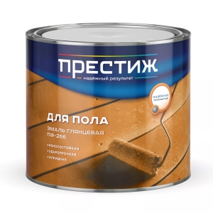 Эмаль ПФ-266 для пола Престиж желто-коричневая 1.9 кг