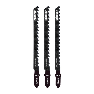 Пилки для электролобзика 100х74 мм по дереву T244D BIBER (3 шт)