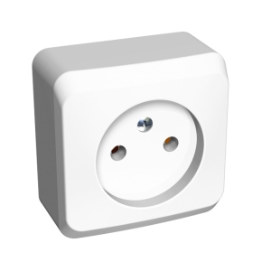 Розетка 1-м ОП белая 16 А Schneider Electric Этюд
