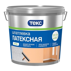 Шпатлевка латексная ТЕКС Профи 5 кг