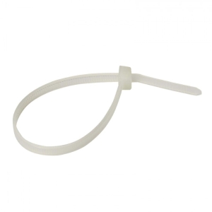 Стяжка кабельная (хомут) 4.8х200 мм (100 шт) белая REXANT