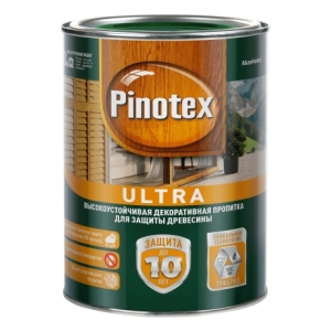 Пропитка для древесины декоративно-защитная Pinotex Ultra рябина (1 л)