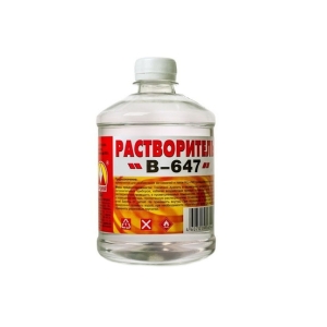 Растворитель 647 Вершина 0.4 кг/0.5 л