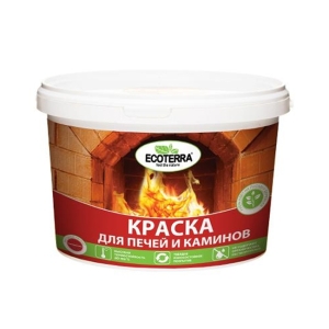 Краска для печей ECOTERRA белая 2.5 кг