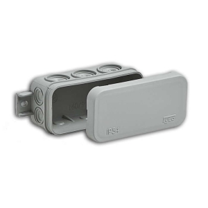 Коробка распределительная (распаячная) ОП 43х80х35 мм серая RuVinil 67091