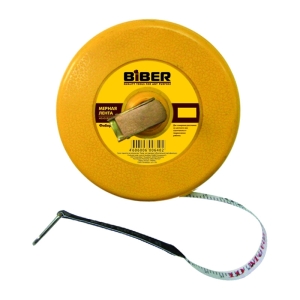 Лента мерная фиберглассовая 20 м BIBER