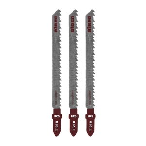 Пилки для электролобзика 100х74 мм по дереву T101B BIBER (3 шт)