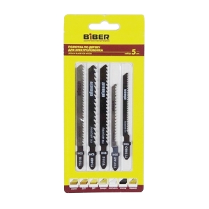 Набор полотен для электролобзика BIBER 5 шт