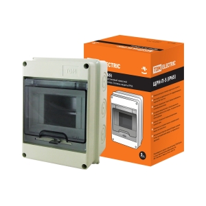 Бокс ЩРН-П-5 навесной пластиковый IP65 TDM ЕLECTRIC белый