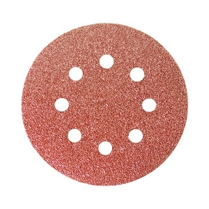 Диск шлифовальный перфорированный под липучку 125 мм (Р150) BIBER (5 шт)