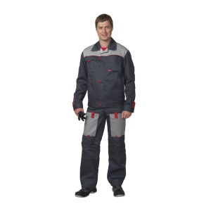 Костюм Фаворит темно-серый с серым размер 52-54 рост 170-176