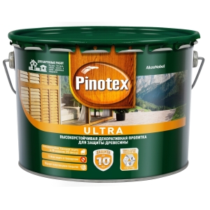 Пропитка для древесины декоративно-защитная Pinotex Ultra сосна (9 л)