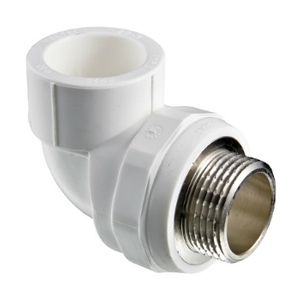 Угольник PPR с переходом на нар. р. 25х3/4" Valtec