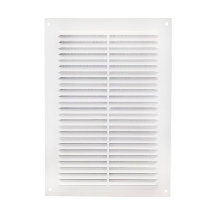 Решетка вентиляционная пластиковая белая 180х250 мм