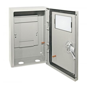 Корпус (щит) учета металлический TDM ЕLECTRIC Народный ЩУ-1ф-(4мод) IP54
