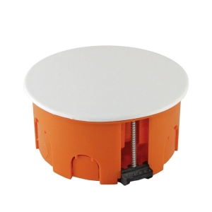 Коробка распределительная (распаячная) СП D80х40 мм микс пластиковые лапки TDM ЕLECTRIC