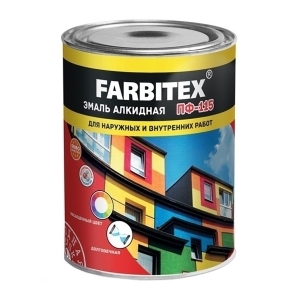 Эмаль ПФ-115 FARBITEX алкидная лайм 0.8 кг