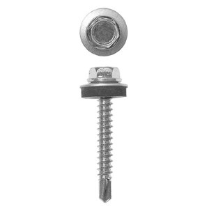 Саморезы кровельные с буром 4.8х35 мм цинк (60 шт)