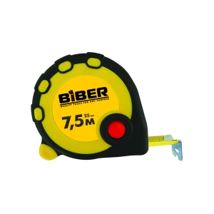Рулетка 7.5 м/25 мм BIBER Standart