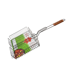 Решетка-гриль усиленная 32х26х6.5 см, регулируемая глубина, с антипригарным покрытием FEONA