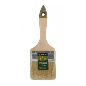 Кисть плоская натур. щетина Zolder Армейская Полковник 75 мм универсальная