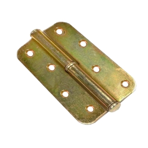 Петля накладная Металлист ПН1-130 (желтый цинк) левая